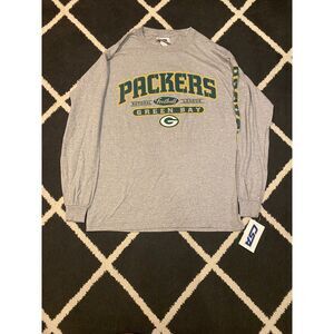 Vintage Deadstock 90s CSA Green Bay Packers Long Sleeve Shirt with tags